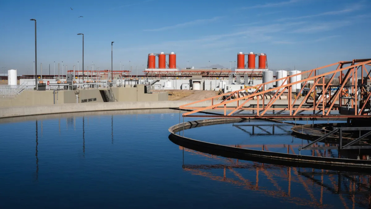 Produced water treatment and storage facility supporting shale water reuse in Texas
